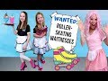 Pretend Toy Cafe Hires Roller Skating Waitresses