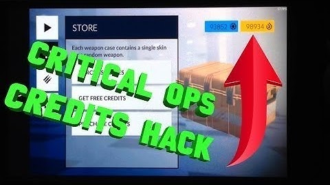 Critical Ops Credits And Different Mods Hack I 2017 I New Version