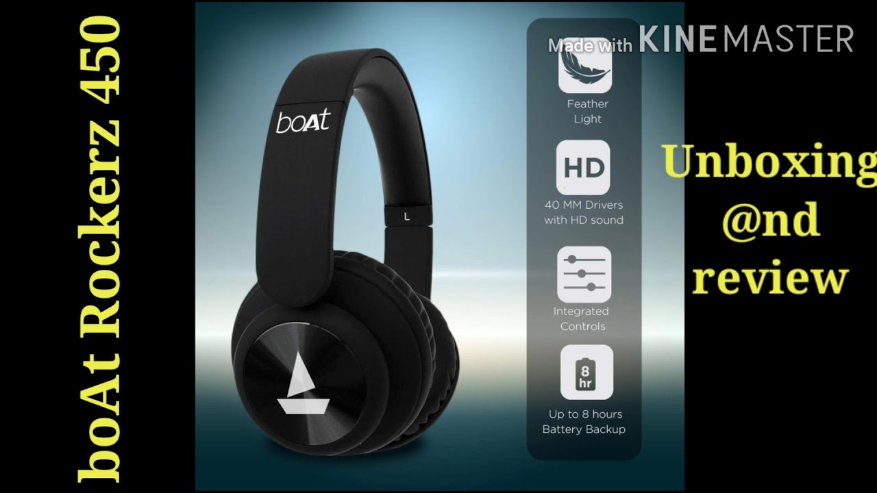 boAt Rockerz 450 Wireless Bluetooth Headphone Unboxing First Look