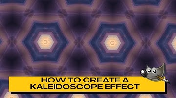 How to Create a KALEIDOSCOPE Effect in GIMP | Patterned Psychedelic Photo Effect