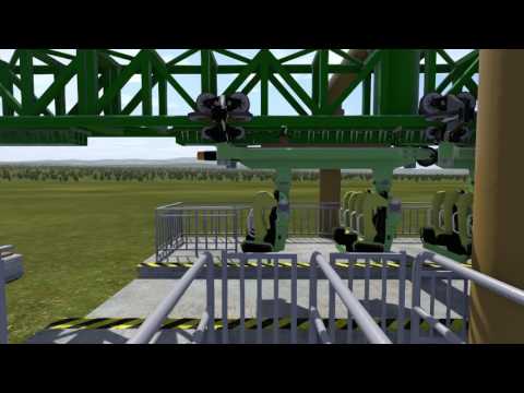 NoLimits 2: Boomslang inverted impulse coaster