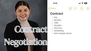 Nurse Practitioner Contract Negotiations