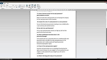 Used Paramotor Buyers Guide & Warning