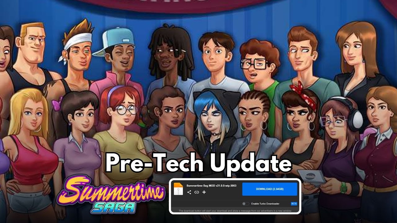 Summertime Saga MOD Apk v21.0.0wip.5003 GAMEPLAY [Pre Tech Update] 