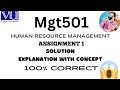 MGT501 ASSIGNMENT 1 SOLUTION 2025| MGT501 ASSIGNMENT 1 2025|MGT501 ASSIGNMENT 1 SOLUTION 1 FALL 2025