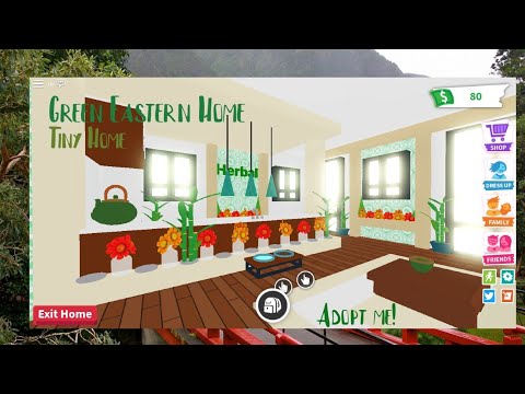 Adopt Me Green Eastern Home Tour Youtube - futuristic house tour roblox adopt me its sugarcoffee youtube