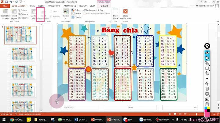 Hướng dẫn tạo slide master trong powerpoint 2010