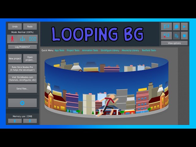 Creating a Looping Background in Sticknodes: A Step-by-Step Guide 