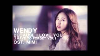 [COVER] Because I love you - Wendy 웬디 of SMROOKIES