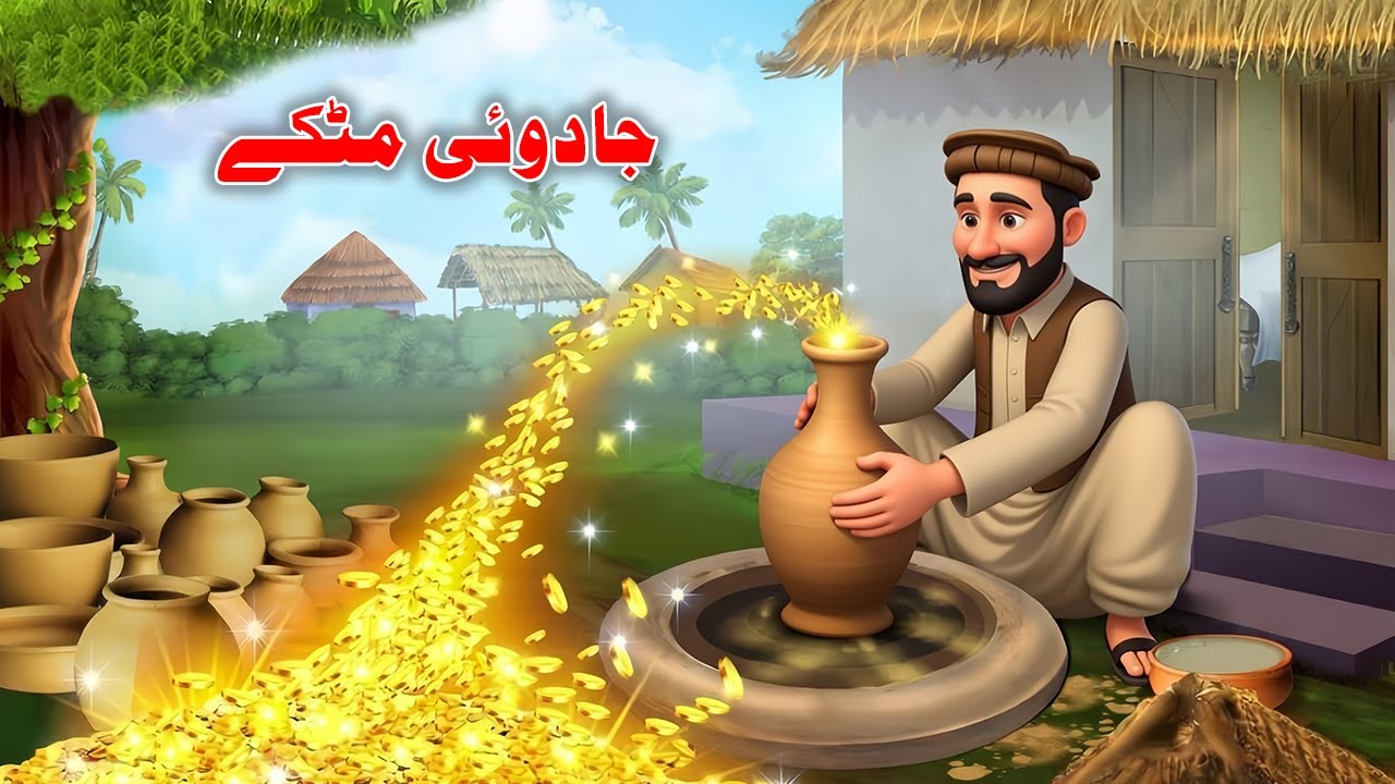 Magic Pots | جادوئی مٹکے | Pashto cartoon 2026 | Pashto Moral Story  | Pashto Kahani | Pashto Story