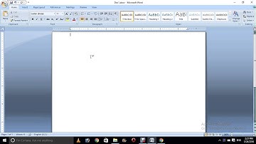 Microsoft Word 2007/2012 introduction in hindi and urdu