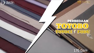 PERBEDAAN KAIN TOYOBO FODU DENGAN TOYOCI !!! MAU TAU 