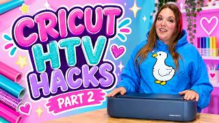 STOP Wasting HTV! Cricut Iron-On Hacks You Need to Know | Part 2 STOP Wasting HTV! Cricut Iron-On Hacks You Need to Know | Part 2