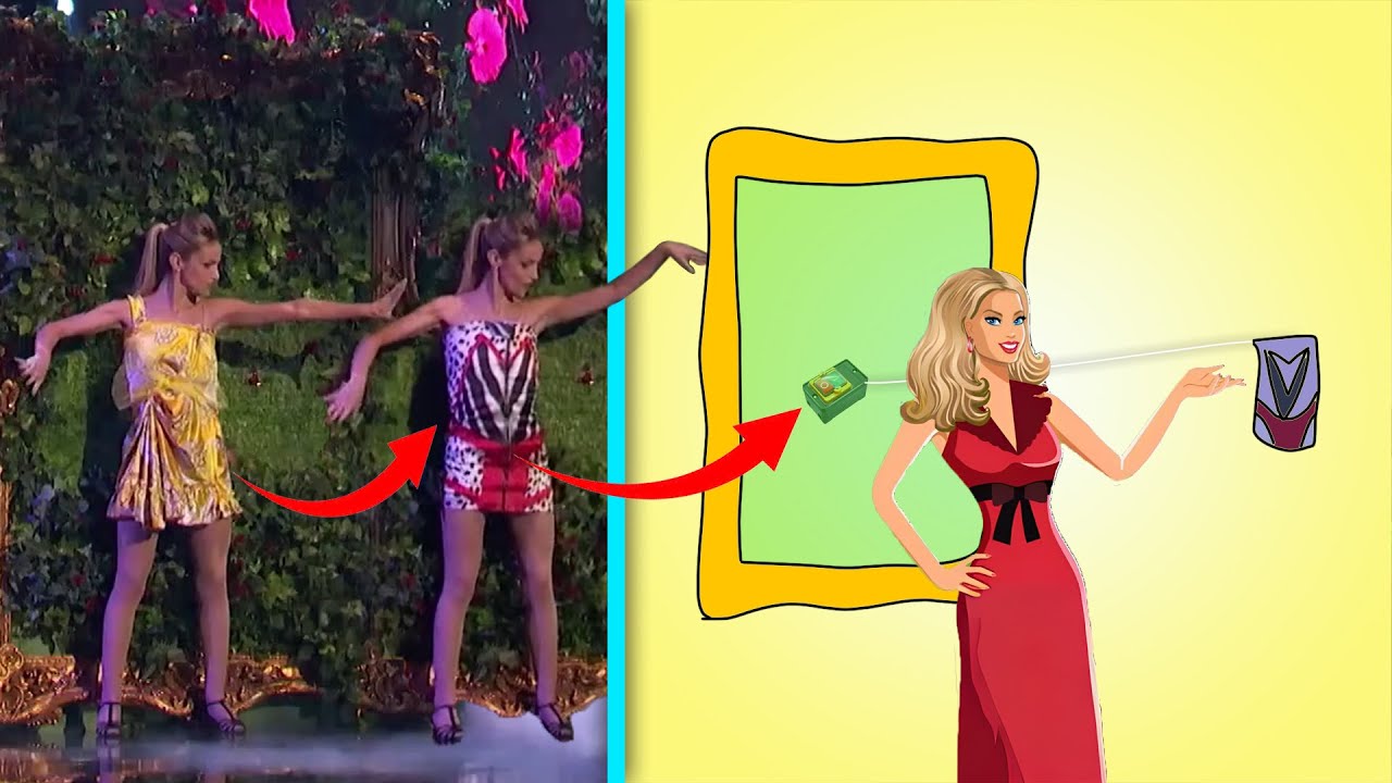 Quick Dress change Magic Trick Revealed Lea Kyle support point