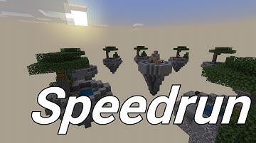 Minecraft Skywars Speedrun (Lifeboat)