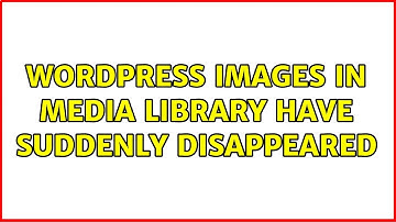 Wordpress: Images in media library have suddenly disappeared (5 Solutions!!)