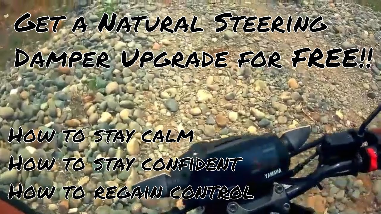 How to Recover from Steering Wobble Staying Loose on the Handlebars