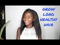 Hair Growth Tips That Works/How To Grow Long Healthy Relaxed  Hair/Relaxed Hair Care part 1