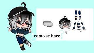 como se separa el cuerpo en gacha club?