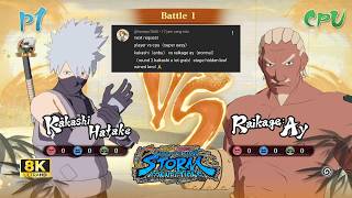 Kakashi Anbu vs Raikage Ay [Request Fight] | NARUTO X BORUTO Ultimate Ninja [8K 60FPS] screenshot 4