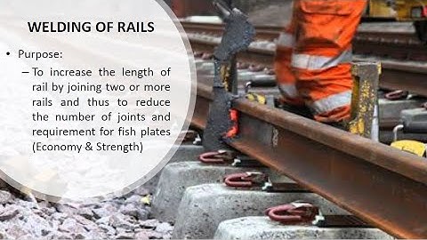 Infrastructure Engg. & Const. Tech. 2.2 (Welding of Rails)