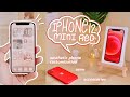 iPhone 12 mini unboxing + aesthetic homecreen setup 🍎