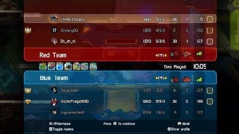 LoneStar Game Play (Awesomenauts Assemble! PS4)