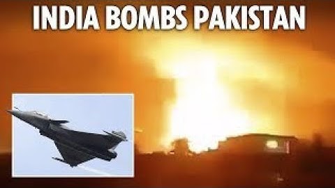 Watch moment India ‘strikes Pakistan airbase with ballistic missile’ in huge explosion