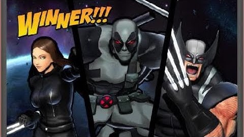 ULTIMATE MARVEL VS. CAPCOM 3 Wolverine,Deadpool,X23 Arcade Mode