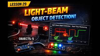 Lesson 29 | 🔴 Light-Beam Object Detection System - Arduino + Python Real-Time Monitoring