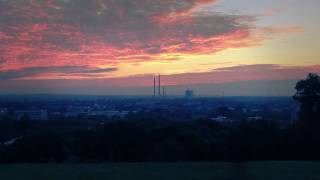 Sunrise overlooking industrial area of Krakow (восход с видом на индустриальную часть Кракова)