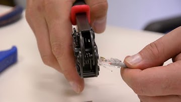 HOW TO CRIMP RJ-45 PLUG CORRECTLY / LINKBASIC