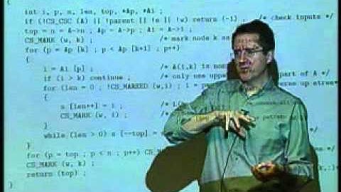 19: direct methods for sparse linear systems (lecture 19 of 42)