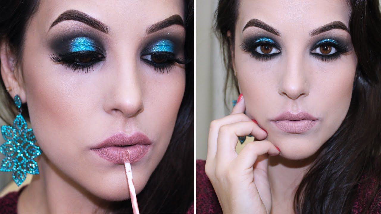 Maquiagem Azul Estrela da Festa