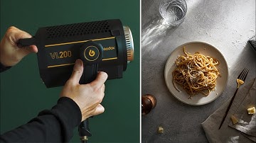 How I use CONTINUOUS LIGHT with Flash for Food Photography | Godox VL200