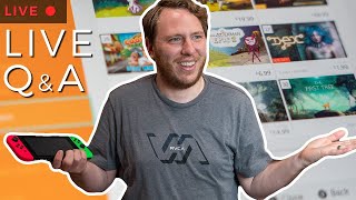 My game is on the Best Sellers list on Switch! (Live Q&A)