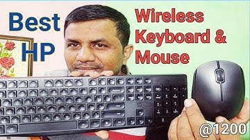 Best HP Wireless Keyboard & Mouse. @1200 ||| HP CS10 Wireless Keyboard Mouse combo.