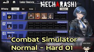 𝐌𝐢𝐫𝐚𝐠𝐞 𝐄𝐱𝐩𝐚𝐧𝐬𝐞 Combat Simulator Normal - Hard 01  | Mecharashi