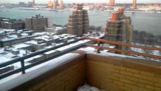 Snow on Jan 12, 2011 - Manhattan view