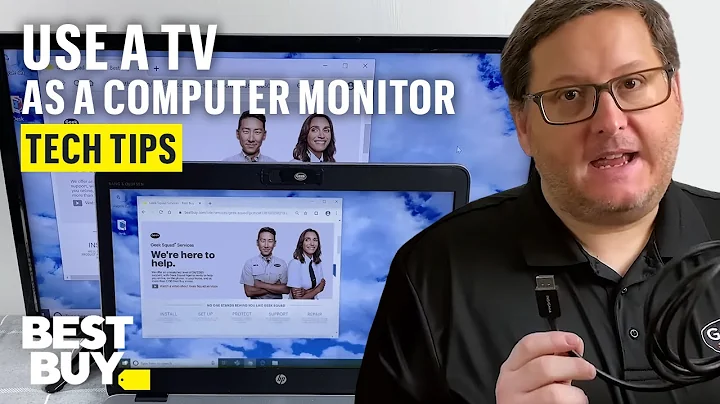 How To Use Your TV as a Computer Monitor - Tech Tips from Best Buy