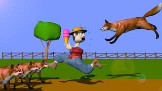 JUCA PAÇOCA, O SORVETE e a RAPOSA, ANIMAÇÃO 3D