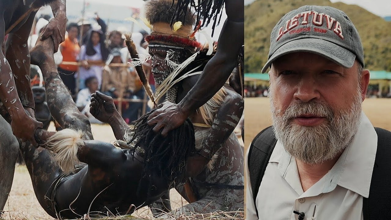 Dramatišką Dani genties mūšio inscenizaciją stebėjęs Starkus: anksčiau kovodavo iki mirties