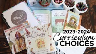 OUR 2023-2024 HOMESCHOOL CURRICULUM CHOICES || FAMILY-STYLE CHARLOTTE MASON SUBJECTS