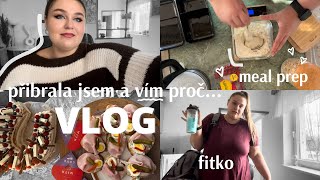 přibrala jsem a konečně vím proč, oslava taťkových narozenin, nová kosmetika, fitko a meal prep|VLOG