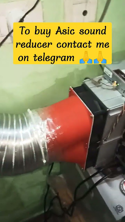 Antminer s19 series sound reducer | Asic machine noise reducer #asics #antminers19pro