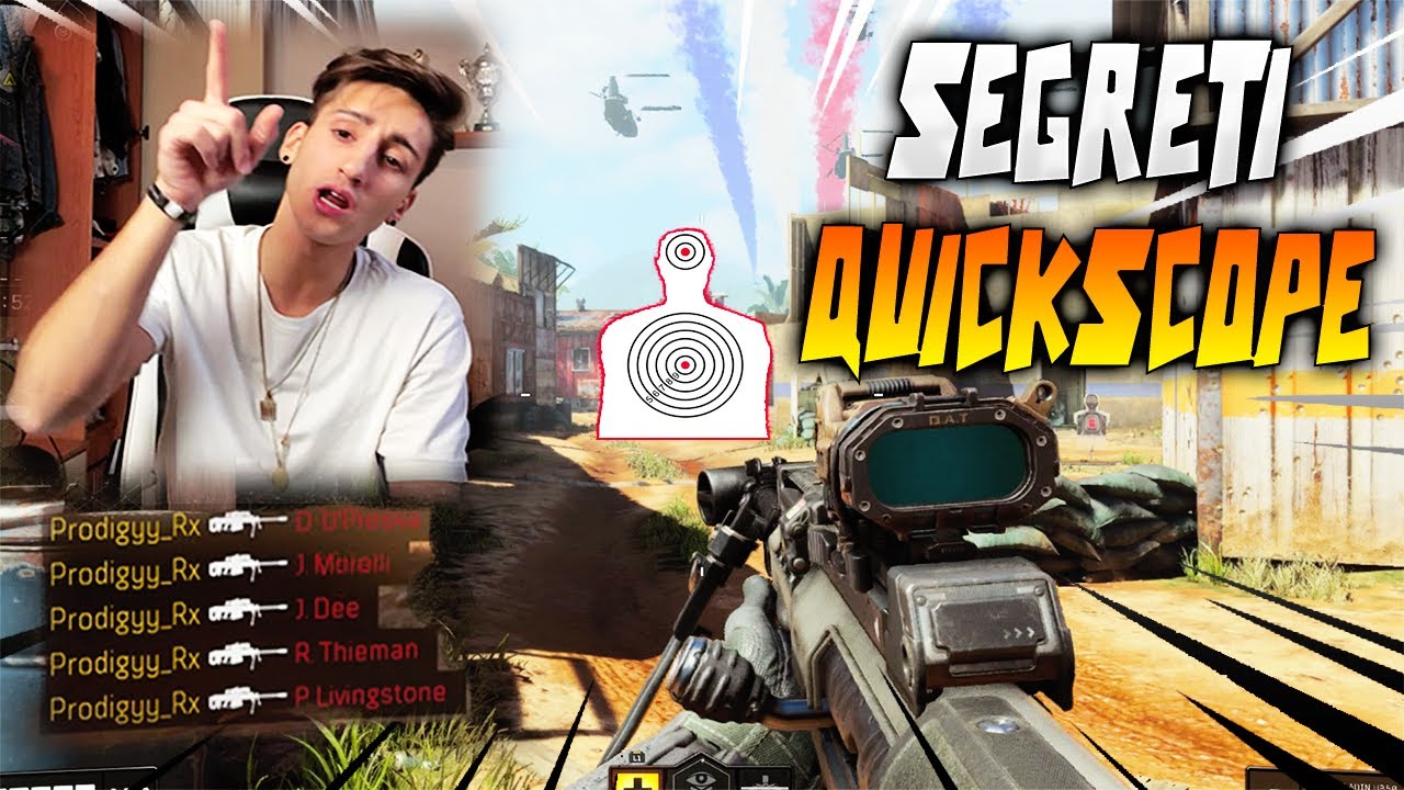 TUTORIAL: Come Fare QUICKSCOPE su BO4 (TRUCCO Facile)