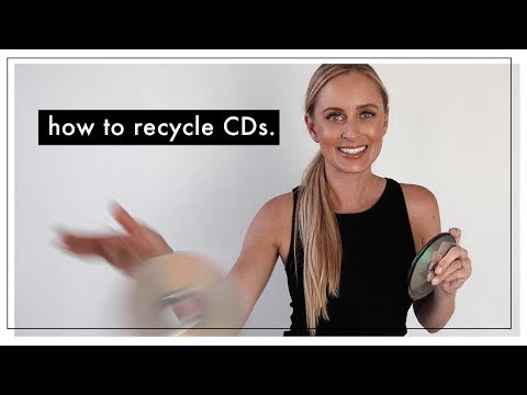 how to recycle CDs + DVDs.