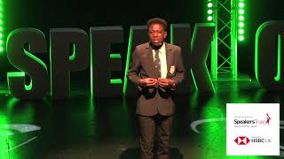 Daniel Ndaty, Runner-Up, “Speak Out” Challenge! West Midlands Grand Final 2019