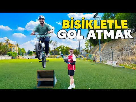 BİSİKLETLE GOL ATMAK !! w/@boraltintash