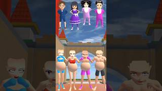 Yuta & Mio Choose Their Father Sakura School Simulator